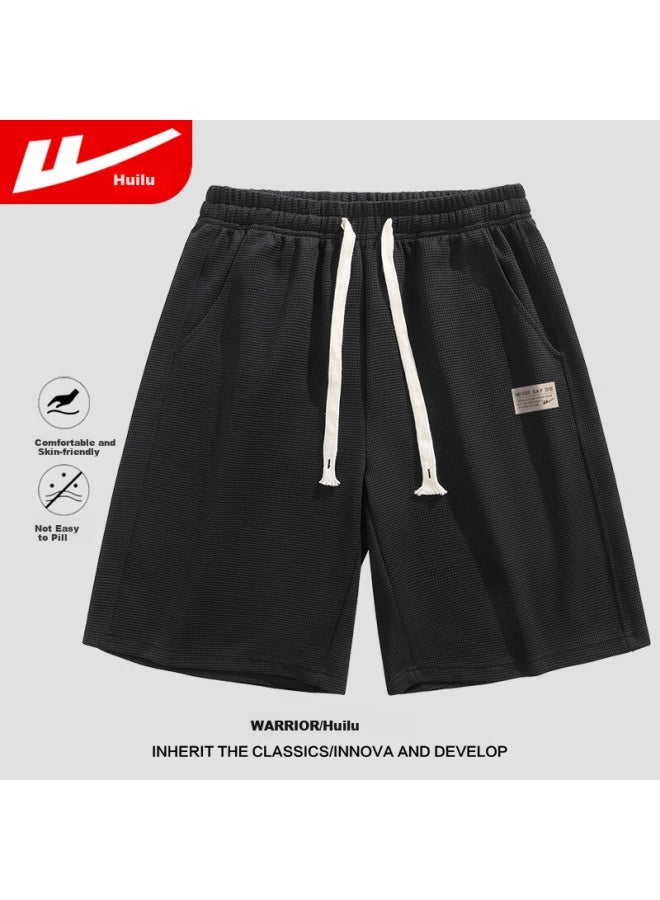 Pull Back Warrior Men's Breathable Ice Silk Quick-drying Sports Shorts Casual Straight-leg Beach Pants - Image 2