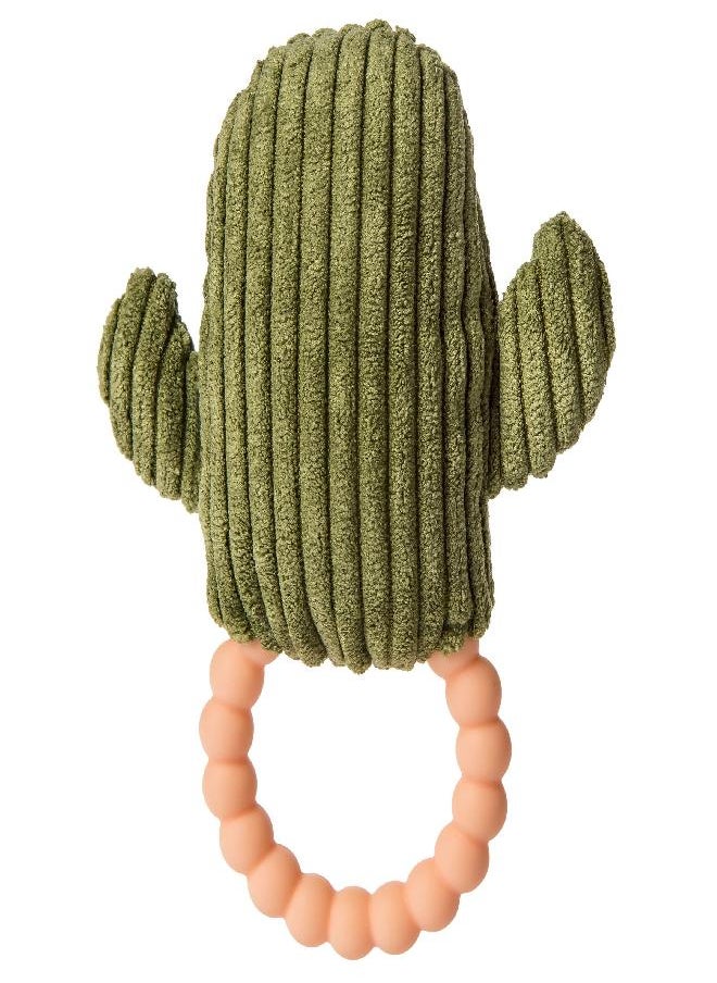 Mary Meyer - Mary Meyer Sweet Soothie Soft Baby Rattle with Teether Ring, 6-Inches, Cactus - Image 1
