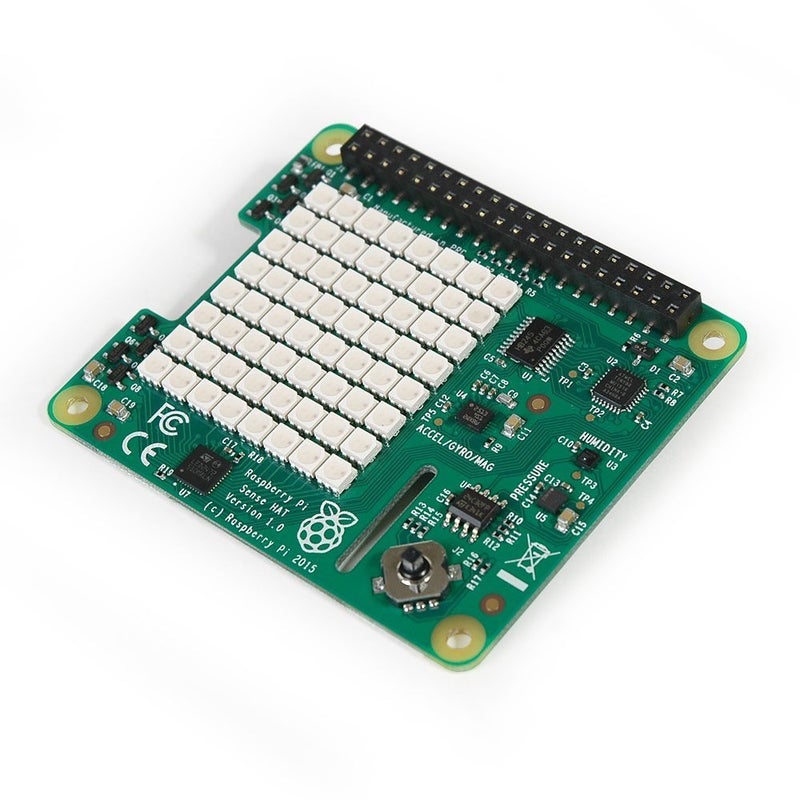 Raspberry Pi Raspberry Pi RASPBERRYPI-SENSEHAT Sense HAT with Orientation, Pressure, Humidity and Temperature Sensors - Image 2