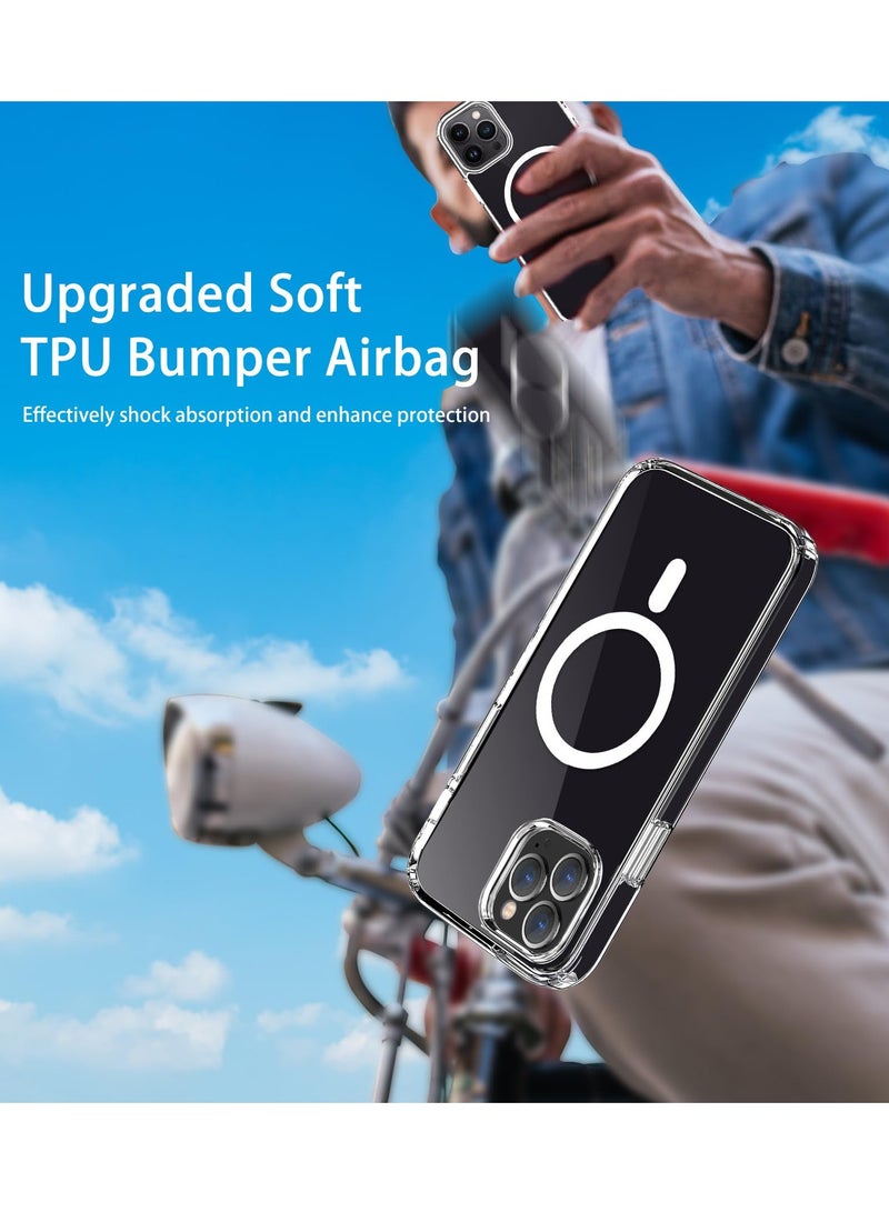 BORTONY iPhone 15 Pro MagSafe Case Supports Wireless Charging, Anti-Yellowing, Scratch Resistant Slim, Magnetic Cover for iPhone 15 Pro 6.1 inch - Image 5