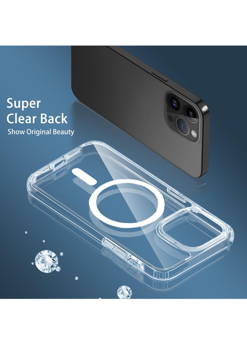 BORTONY iPhone 15 Pro MagSafe Case Supports Wireless Charging, Anti-Yellowing, Scratch Resistant Slim, Magnetic Cover for iPhone 15 Pro 6.1 inch - Image 4