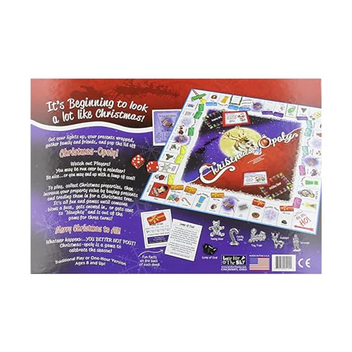 Late for the Sky: Christmas-Opoly, Festive Twist on one of the Most Well Known Board Games, Christmas Theme to Celebrate the Season, For 2 to 6 Players - Image 4