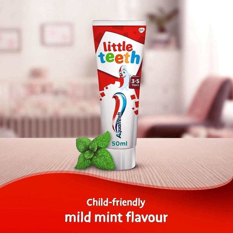 Toothpaste Little Teeth 3-5 Years 50ml Pack of 6 - Image 5