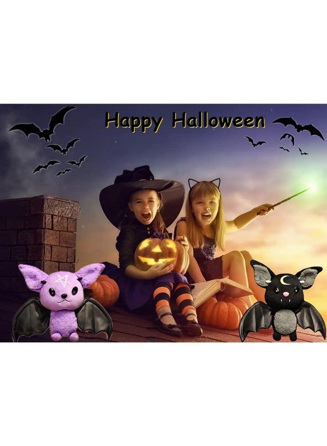 NatureMan Bat Plush Stuffed Animal Toys,Halloween Black Bat Decor Soft Hugging Plush Doll Toy Gifts,For Kids Birthday, Halloween, Christmas (Black,11.8Inch) - Image 5
