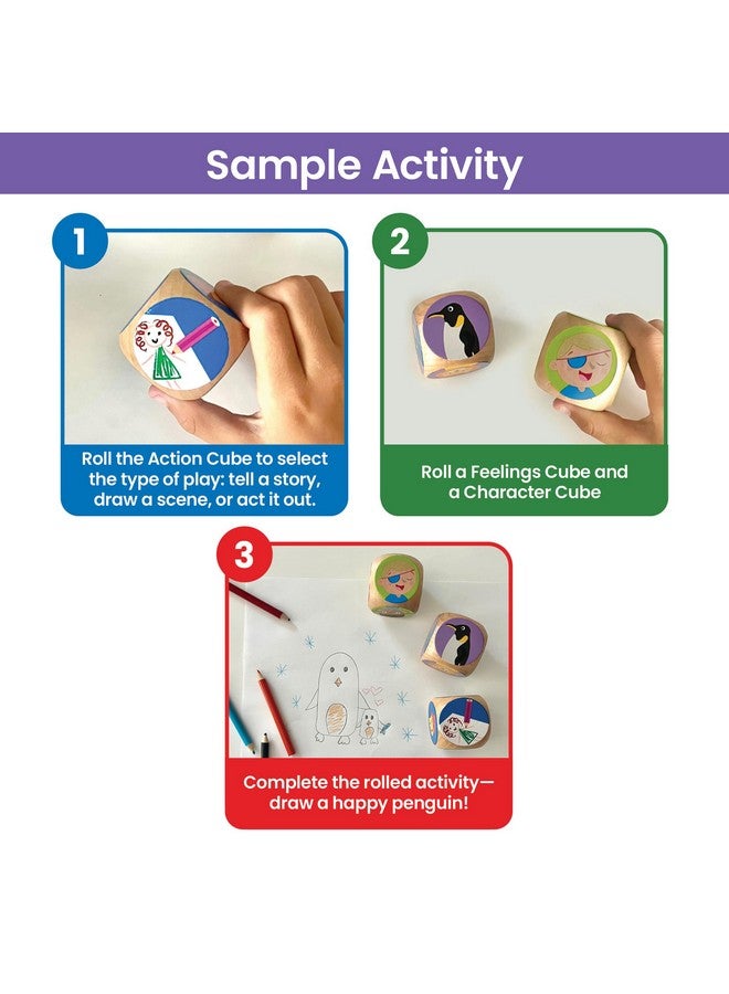 hand2mind hand2mind Rolling for Feelings Dice Game, Therapy Games, Play Therapy Toys, Social Emotional Learning, Emotional Regulation for Kids, Social Skills Activities for Kids, School Counselor Supplies  - Image 3