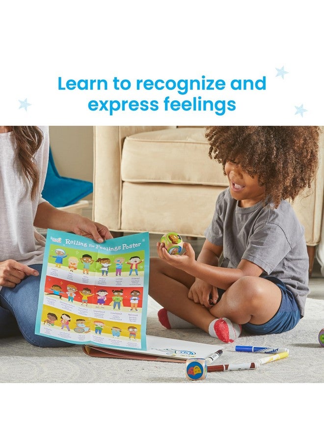 hand2mind hand2mind Rolling for Feelings Dice Game, Therapy Games, Play Therapy Toys, Social Emotional Learning, Emotional Regulation for Kids, Social Skills Activities for Kids, School Counselor Supplies  - Image 4