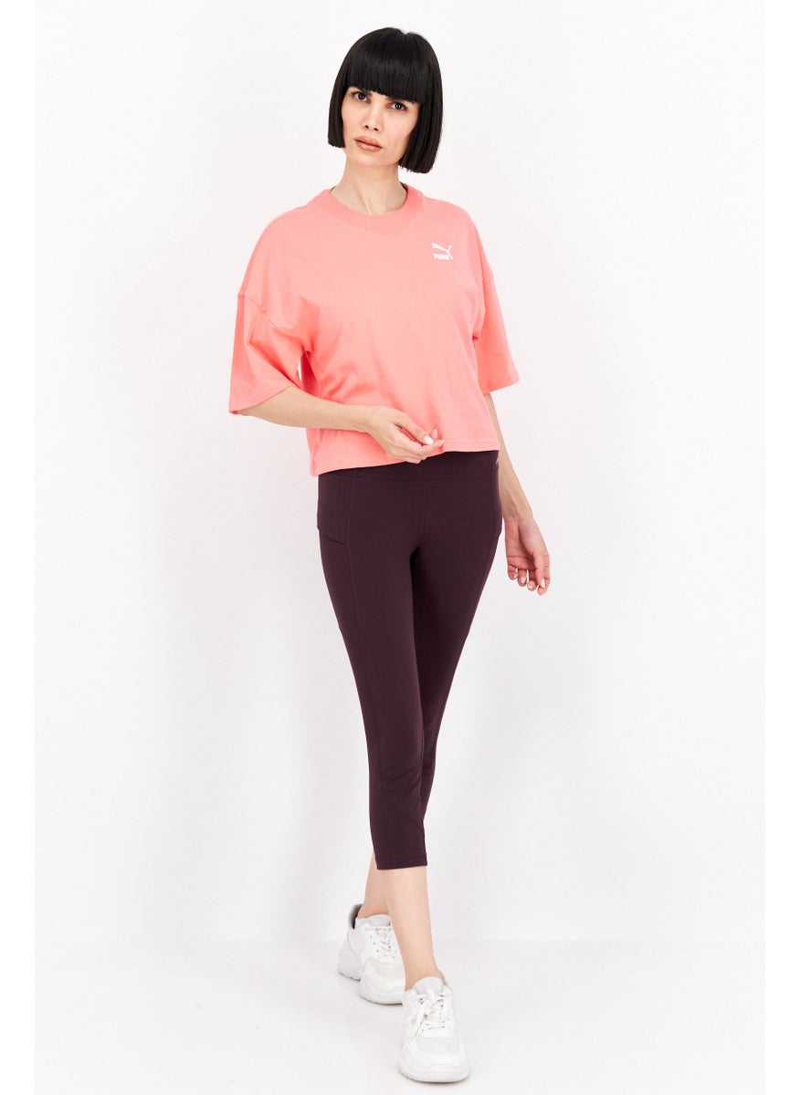 PUMA Women Oversized Fit Short Sleeve Outdoor T-Shirts, Faded Pink  - Image 3