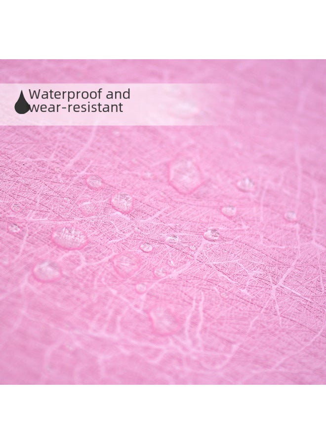 Handmade Diy Wallpaper Materials For Architectural Model Building Sandbox Floor Wall Stickers-Color:Silk Pattern Self-adhesive Wallpaper-pink (1 Sheet)  - Image 3