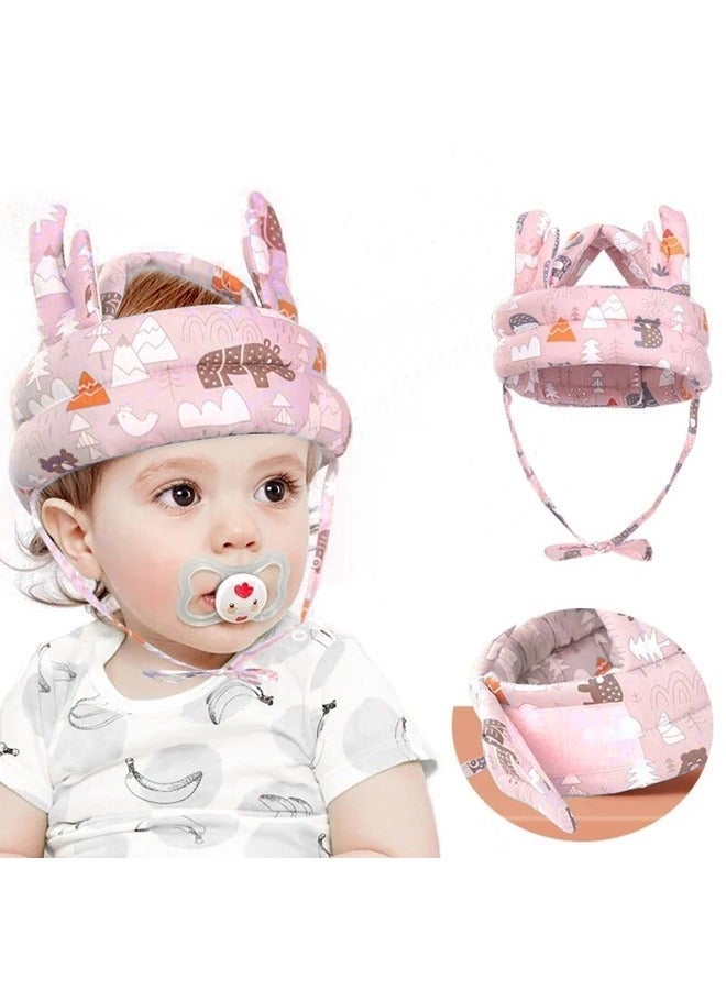Aissiora Baby Helmet for Crawling Walking Adjustable Baby Anti-Fall Head Protection Cushion Pillow Toddler Infant Cap Bumper Bonnet Child Protective Head Guard Hat for Playing - Image 4