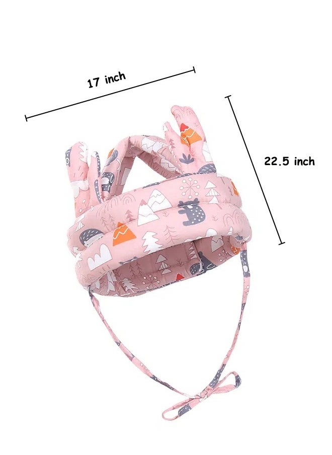 Aissiora Baby Helmet for Crawling Walking Adjustable Baby Anti-Fall Head Protection Cushion Pillow Toddler Infant Cap Bumper Bonnet Child Protective Head Guard Hat for Playing  - Image 2