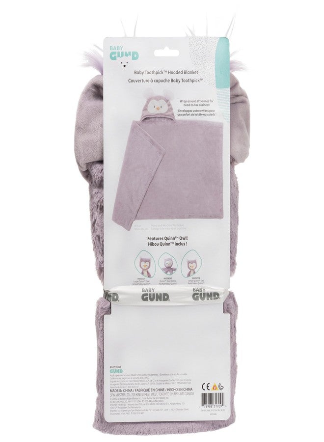 GUND Baby Lil’ Luvs Hooded Blanket, Quinn Owl, Ultra Soft Plush Security Blanket for Babies and Newborns - Image 5