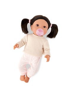 Lullababy 14" Baby Doll With Black Hair - Light Skin  - Image 2