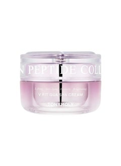 TONYMOLY Collagen Peptide V Fit Gua Sha Cream Antiaging Face Cream With Builtin Gua Sha Tool Clinically Proven To Reduce Fine Lines 50Ml  - Image 1