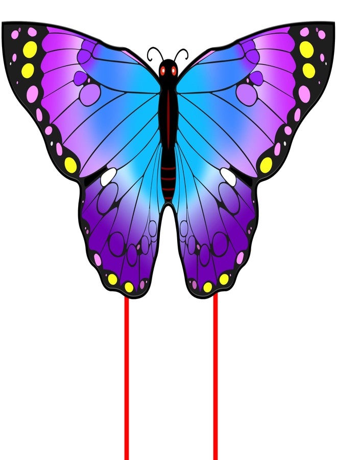 Crogift Kite, Butterfly Kites for Kids Ages 4-8 8-12 & Adults, Extremely Easy to Fly for Beginner, Kite with 328ft Line Handle, for Outdoor Activities & Family Trip Easter Gifts (Purple) - Image 1