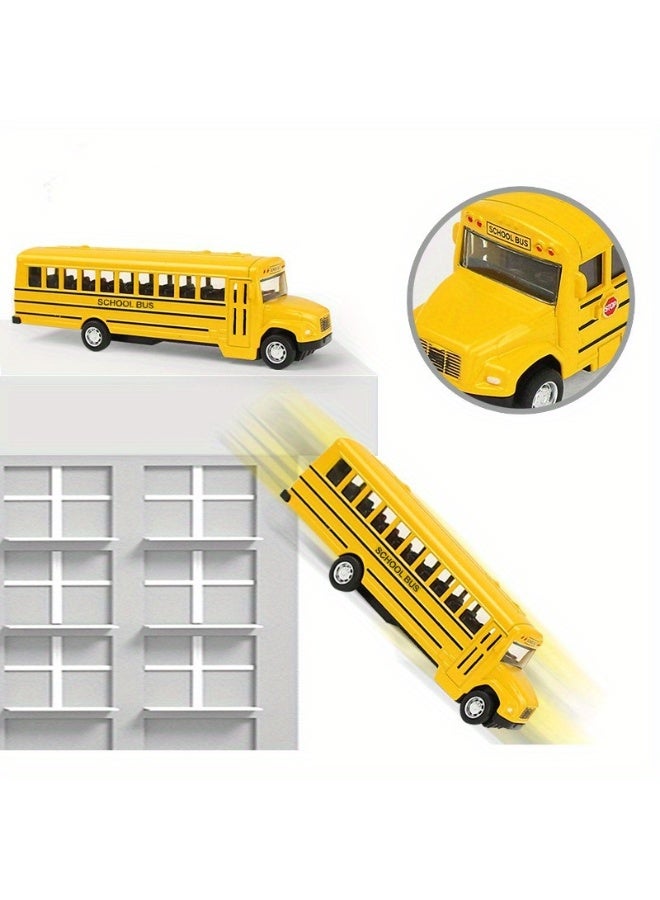School Bus model,Yellow School Bus Toys Gift,Car Model - Image 4