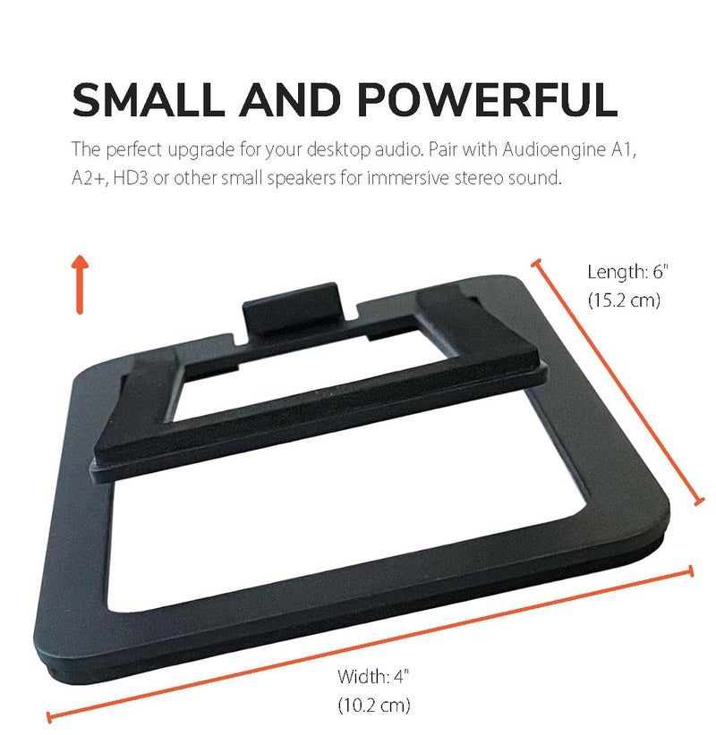 Audioengine أطقم حوامل مكبرات الصوت المعدنية Audioengine DS1M - مائلة لمكبرات الصوت المكتبية، الاستوديو ومكبرات الصوت المكتبية - Image 4
