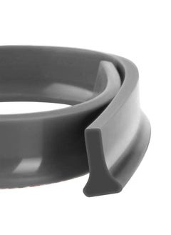 Generic Collapsible Threshold Water Dam,Self-Adhesive Shower Barrier Bathroom And Kitchen Stopper,Home Retention System,Waterproof Flow Block Seal Strip,Gray 1M  - Image 1