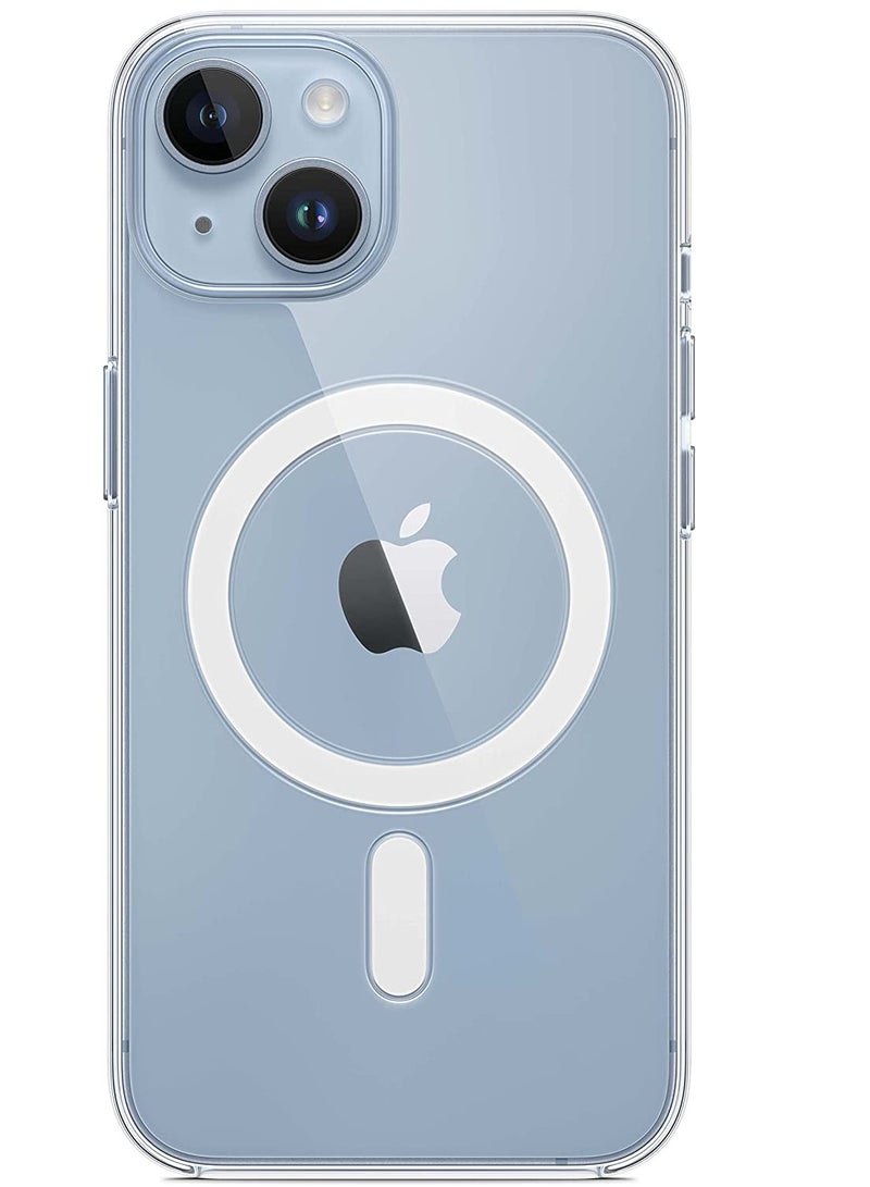 glassology iPhone 14 Magsafe Case 6.1 Inch Slim Thin Magnetic Case Yellowing-Resistant, Anti-Drop Shock Absorption, Anti-Scratch and Hard Back Crystal Case Cell Phone Cover Compatible with iPhone 14 - Image 4