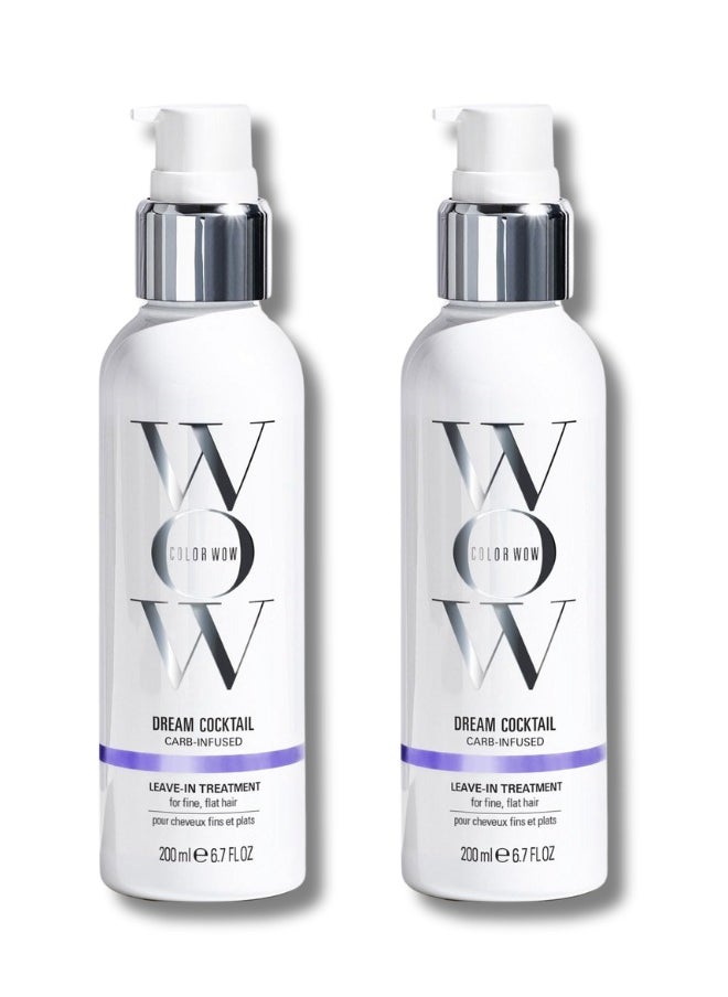 Color Wow Dream Cocktail 200ml Pack of 2, Carb-Infused Leave-In Thickening Treatment (Unisex)  - Image 1