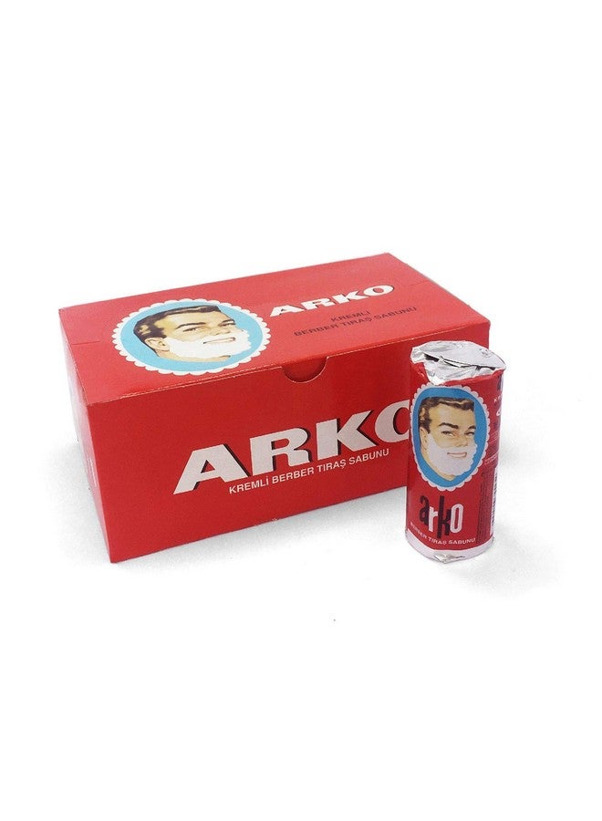 Arko Shaving Cream Soap Stick - 12 Pieces by EVYAP - Image 1