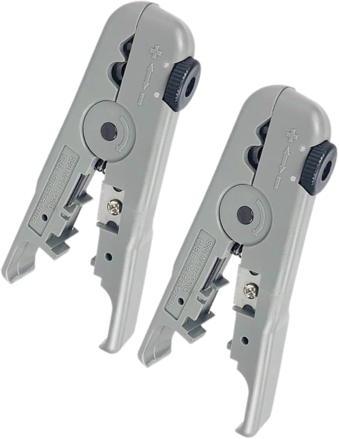 2Pcs Flat Cable Stripper Pliers For Networking Electrical Wire High Efficiency Tool - Image 1