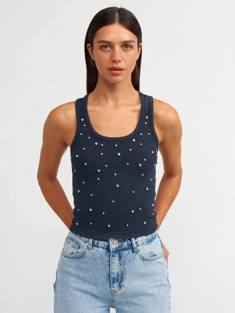 ديلفين 30878 Washing Effect Top-K.anthracite