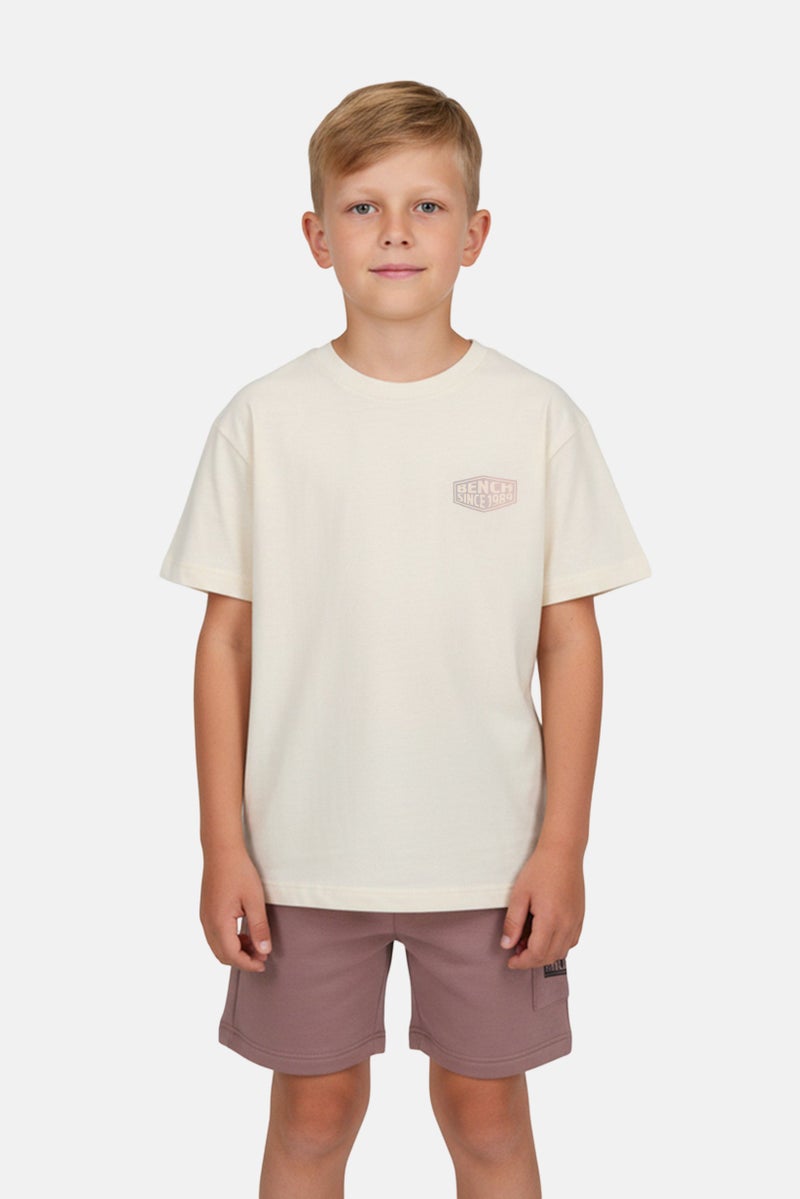 Bench Kids Boy 3 Pieces Short Sleeve Graphic Print Tops And Bottom With Sunglasses Set, Multicolor - Image 1