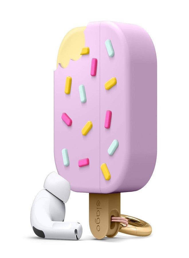 elago Ice Cream AirPods Pro Case with Keychain Designed for Apple AirPods PRO Case (Blueberry) - Image 1