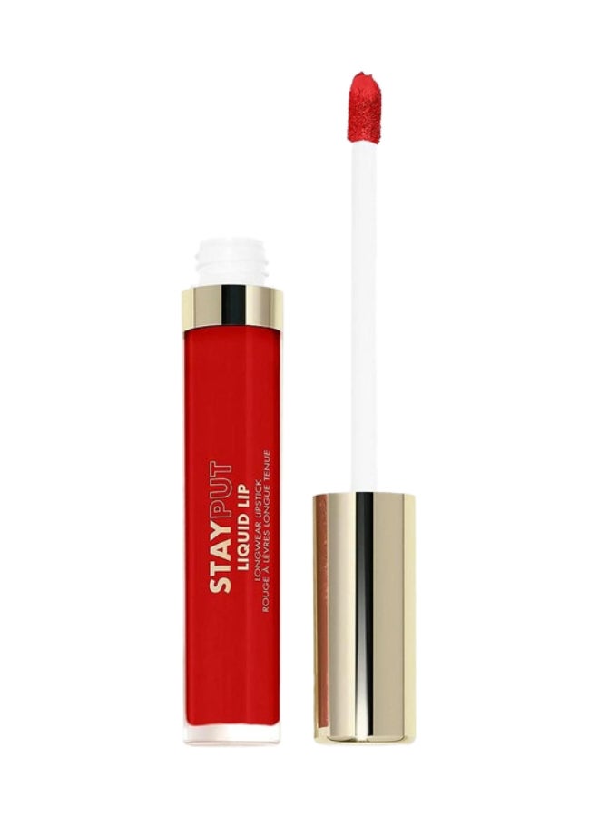 MILANI Stay Put Liquid Lip Longwear Lipstick - Red Flag