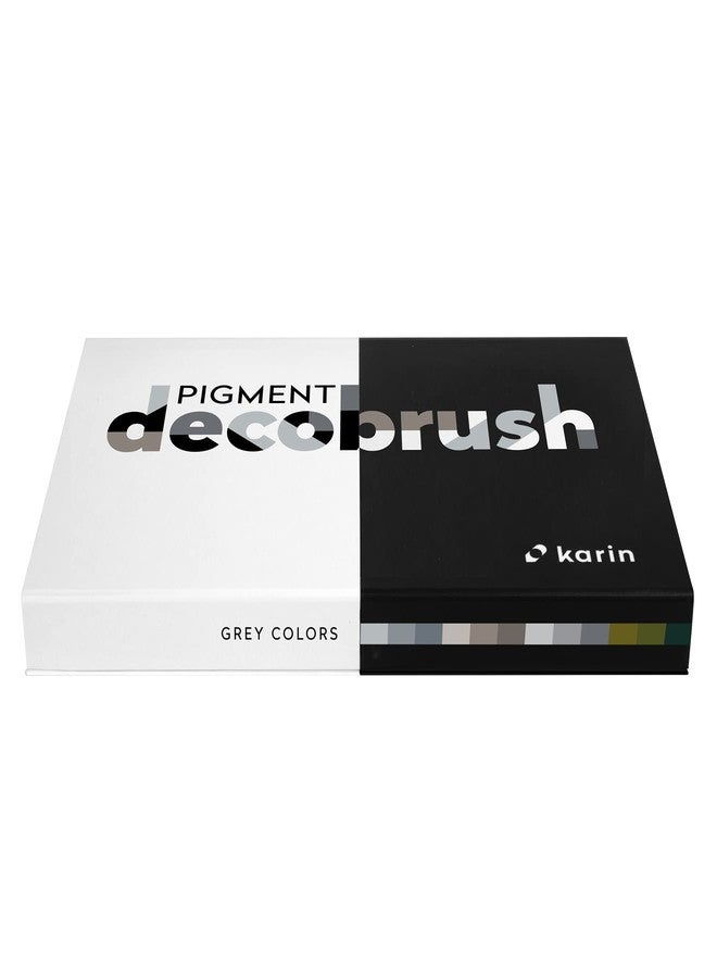 Karin Marker Grey DECOBRUSH Marker, 1 Count (Pack of 12) - Image 3