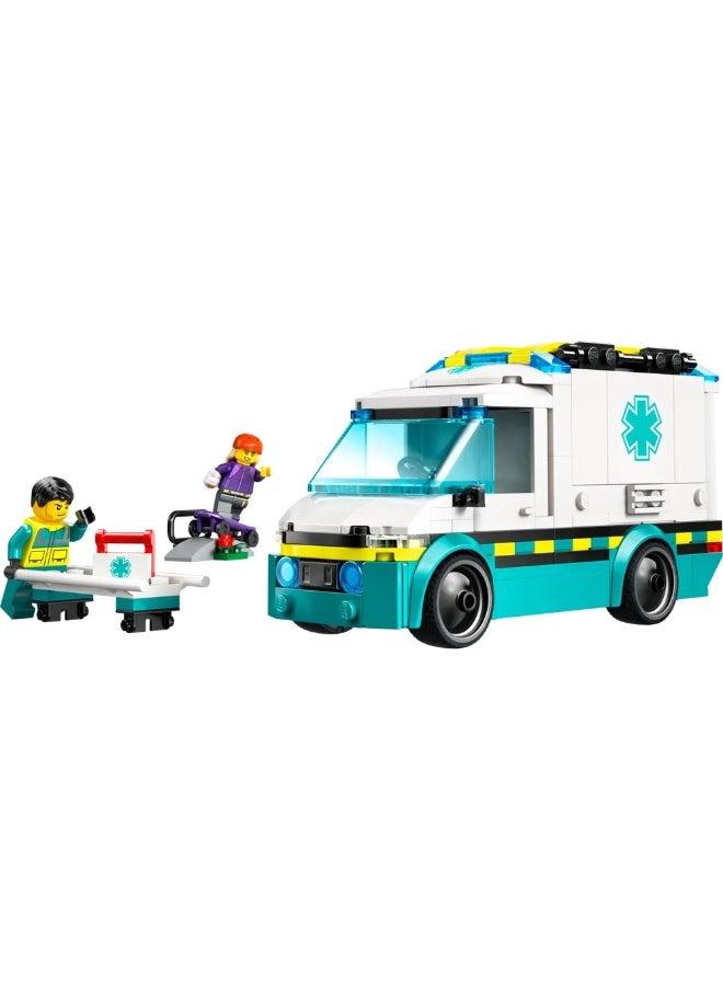 LEGO LEGO - City Emergency Ambulance 184 Pieces - 60451  - Image 2