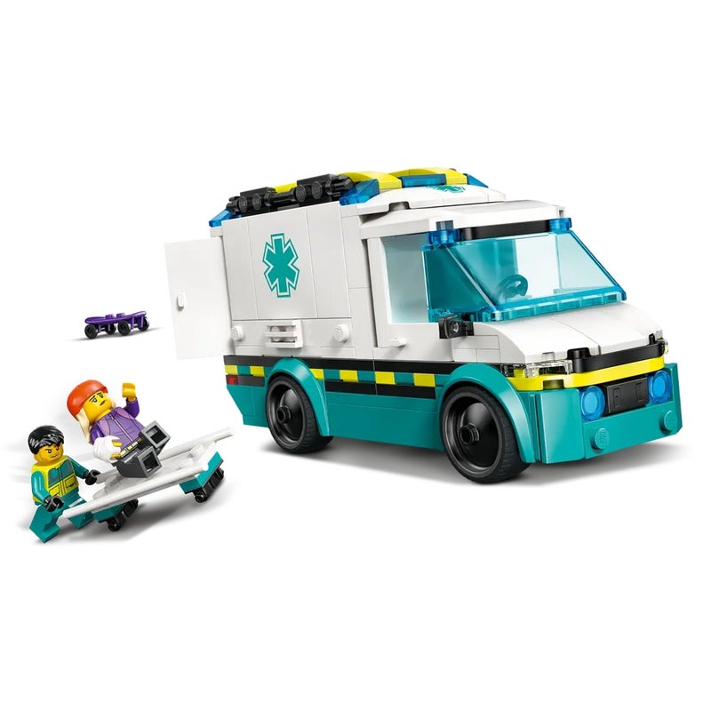 LEGO - City Emergency Ambulance 184 Pieces - 60451 - Image 4