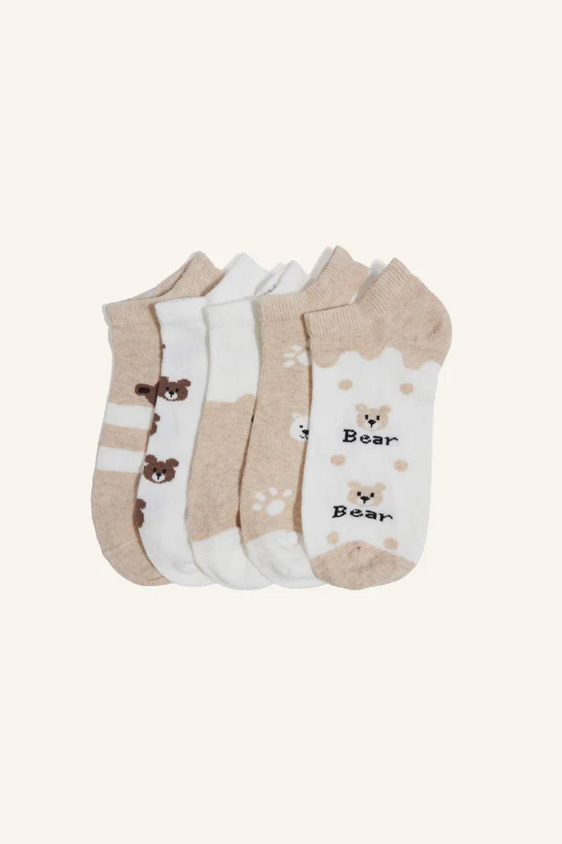 Defacto Woman 5 Piece Short Socks