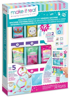 Make It Real Snackers Bracelet Kit Vending Machine