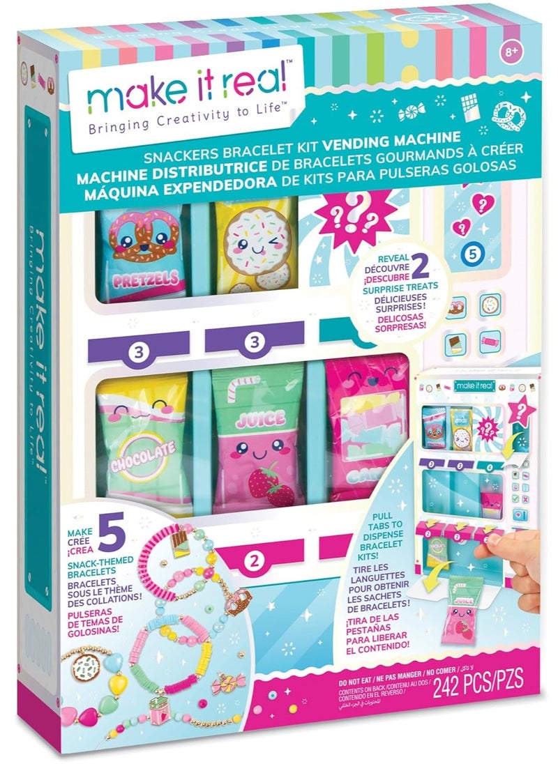 Make It Real - Make It Real Snackers Bracelet Kit Vending Machine - Image 1
