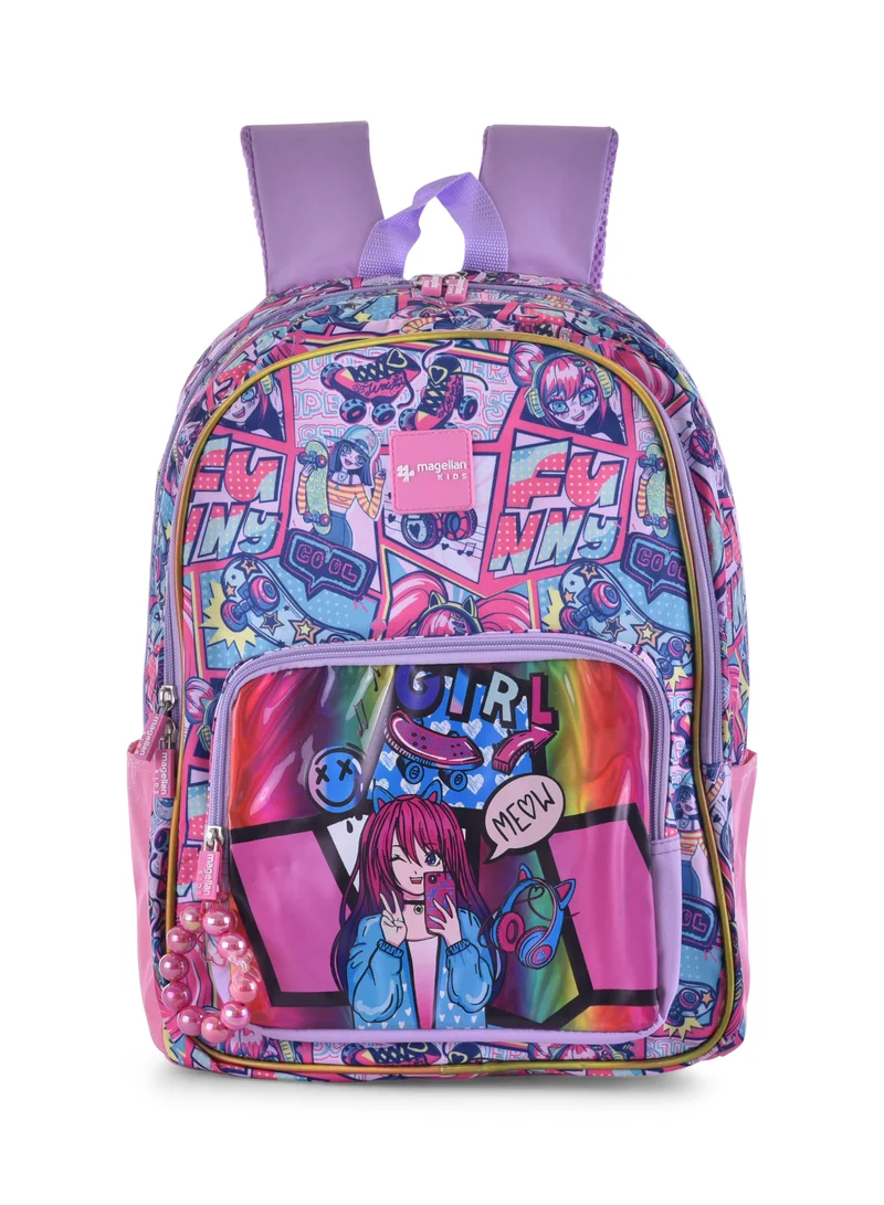 ماجلان حقيبة ظهر مدرسية متميزة من ماجلان للأطفال مع أحزمة تثبيت لحمالات الكتف ، 18 بوصة