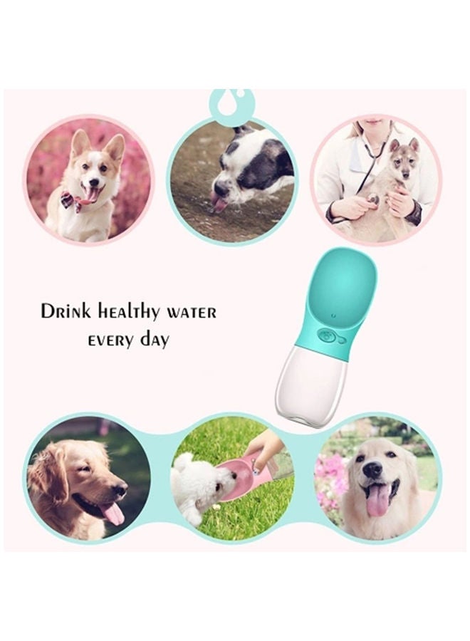 NIBEMINENT Automatic Water Drinker Dispenser White/Blue - Image 2