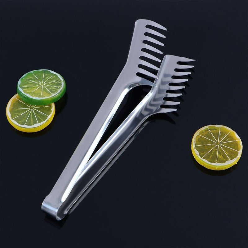 Kopida Spaghetti Clip 9 Inch Stainless Steel Long Handle Noodle Tongs Pasta Tool Spaghetti Tongs Food Clips Multifunction BBQ Clamp Kitchen Cooking Utensils - Image 5