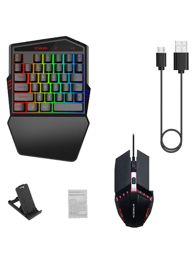 NIBEMINENT Ergonomic Gaming Keyboard And Mouse Set  - Image 1