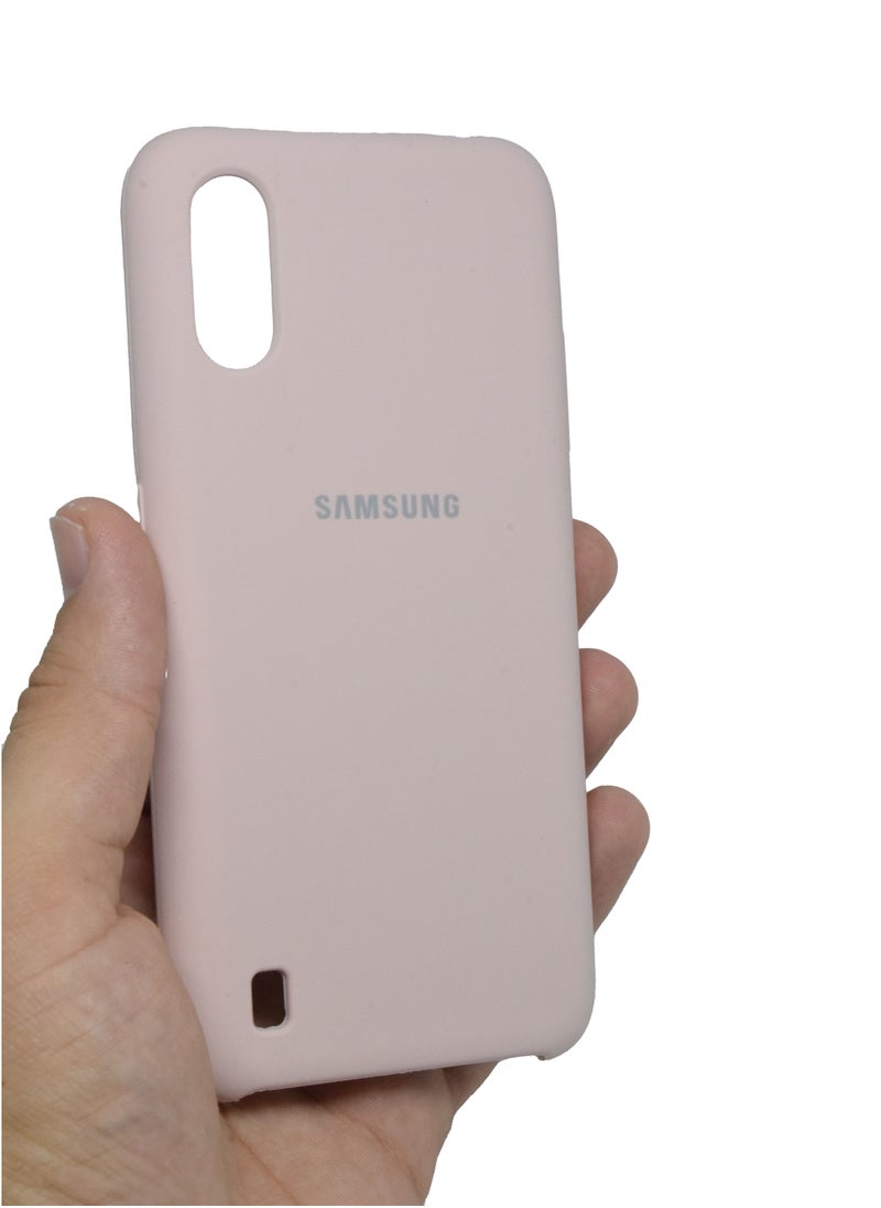 لوجو براندز جراب Galaxy A01 غطاء رفيع وأنيق مع بطانة داخلية من الألياف الدقيقة لهاتف Samsung Galaxy A01  - Image 3