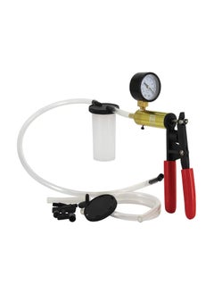 Hand Held Vacuum Pump Tester Brake Bleeding Kit, Brake Fluid Bleeder Tool for Automotive Vehicle Truck and Motorbike Diagnosis, Hand Held Vacuum Pump Tester