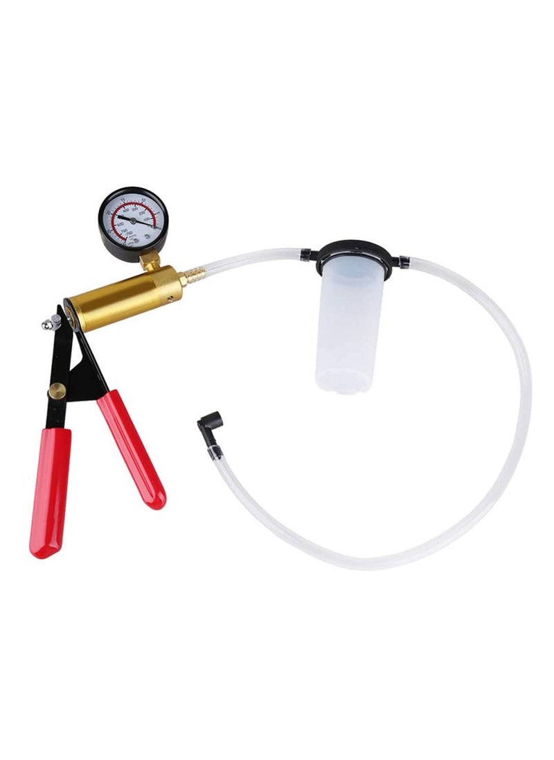 SYOSI - Hand Held Vacuum Pump Tester Brake Bleeding Kit, Brake Fluid Bleeder Tool for Automotive Vehicle Truck and Motorbike Diagnosis, Hand Held Vacuum Pump Tester - Image 1