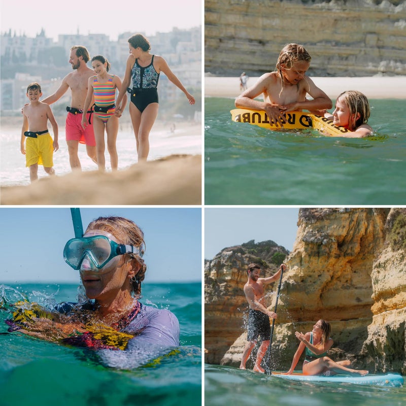 Restube Beach One-Pull Inflatable Water Safety Buoy | Float Buoyancy Aid for Swimming, Fishing, Sailing & SUP | Compact One Size Fits All Survival Kickboard - Image 3