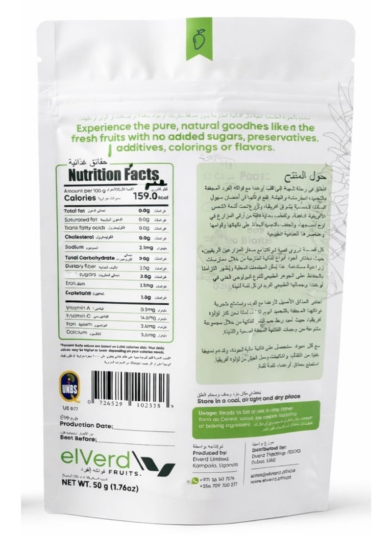 Elverd Freeze – Dried Crunchy Mango Slices - 100% Natural, No Added Sugar - Image 2
