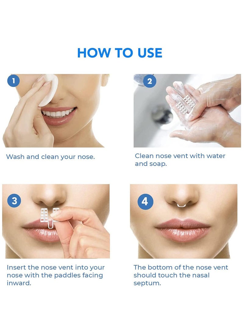 Generic - 8 Pack Anti Snoring Device Suitable Silicone Anti Snoring Nose Clip for Sleep Snoring Work and Travel - Image 1