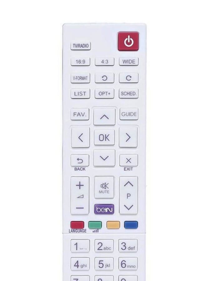 Zaboon Bein Sport Receiver Tv Remote Control White - Image 2