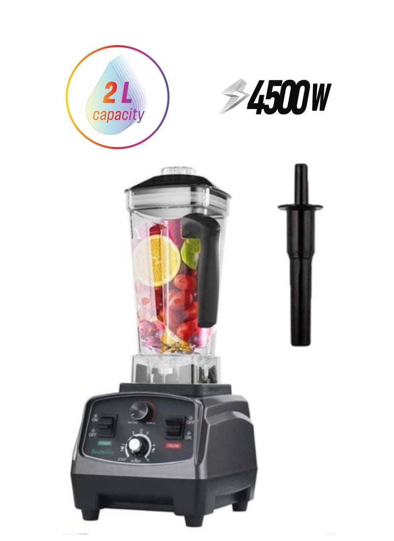 Denx Electric Blender With Inox Blades And Sharp Stainless Steel Blades Suitable For Mixing Fruits. Distinctive And Durable Design, Powerful Motor And High-Performance Blender - From - Image 1