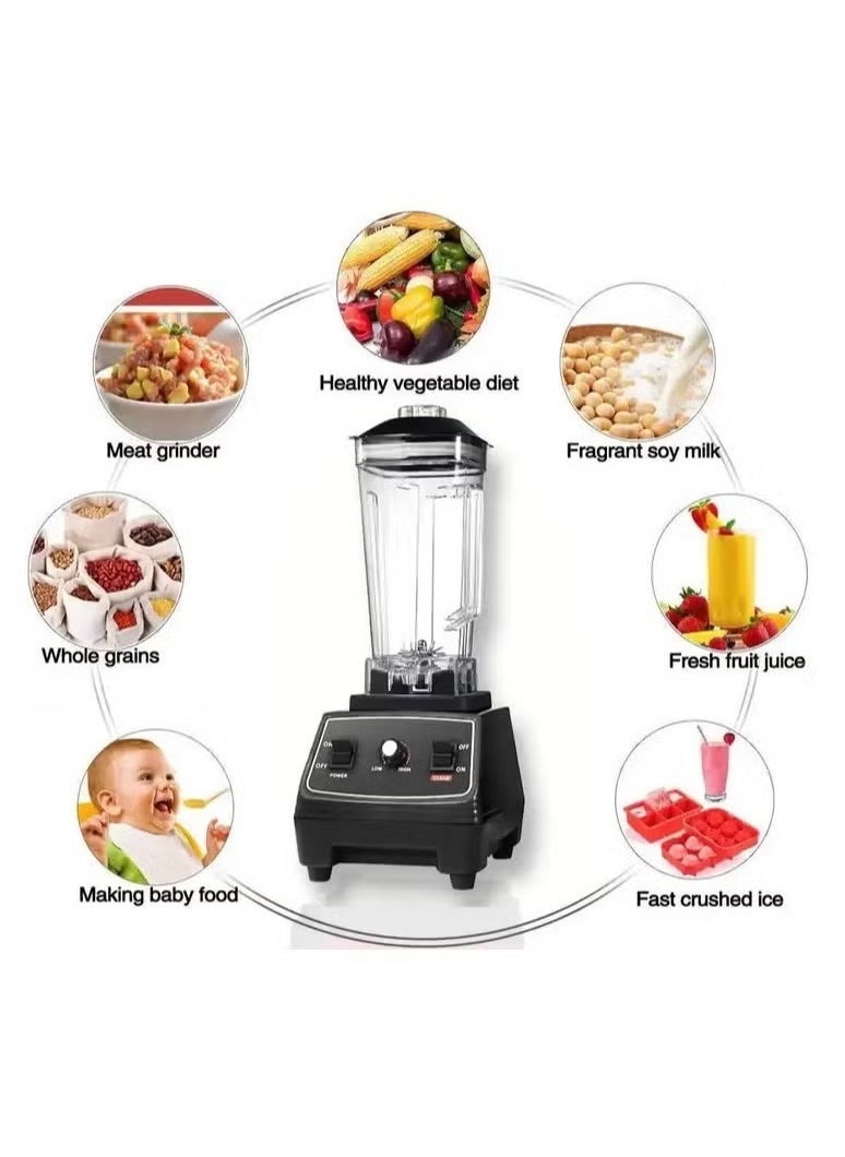 Denx Electric Blender With Inox Blades And Sharp Stainless Steel Blades Suitable For Mixing Fruits. Distinctive And Durable Design, Powerful Motor And High-Performance Blender - From - Image 4