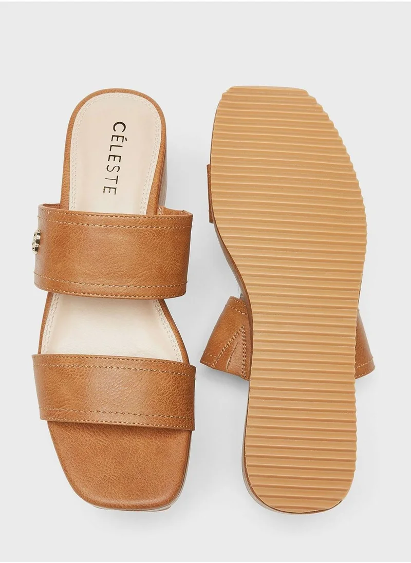 Celeste Double Strap Sandals