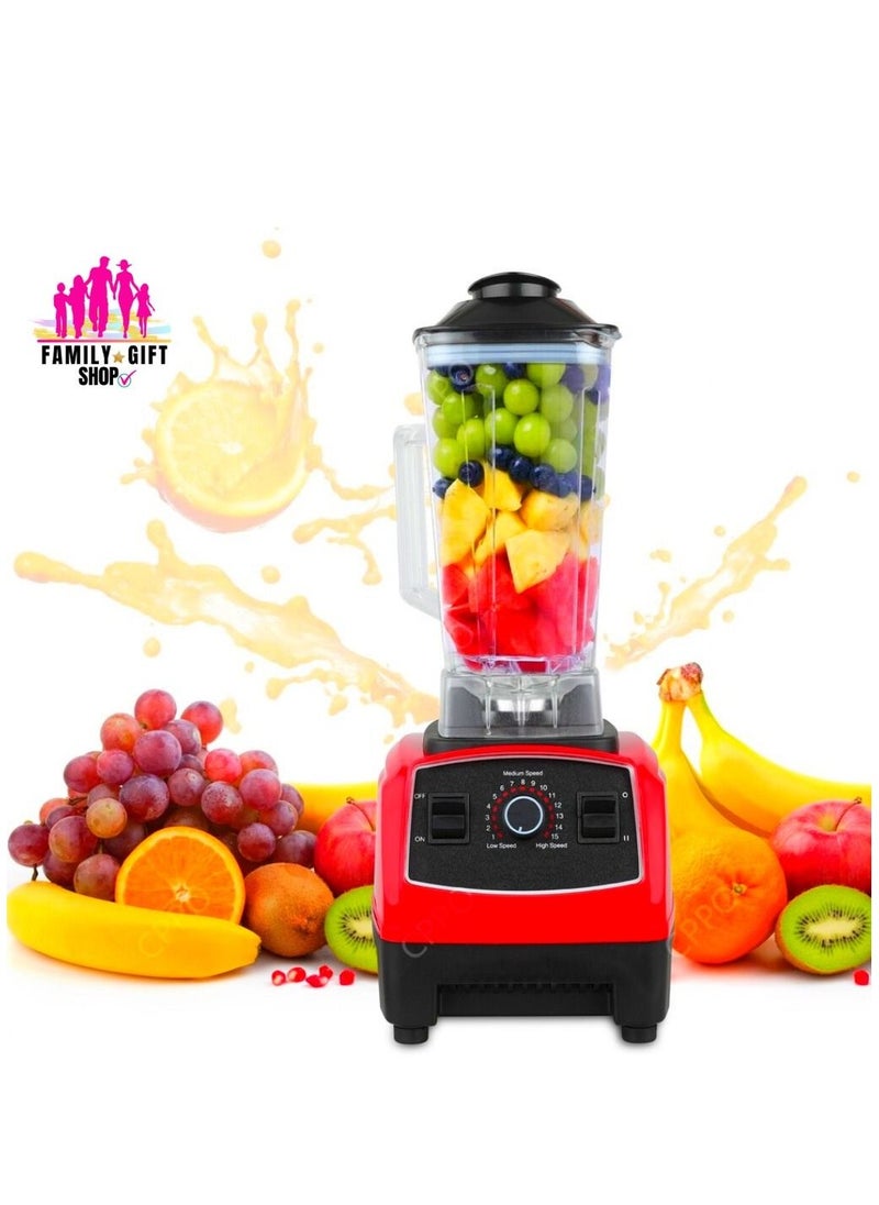 SILVER CREST 2.5L 4500W BPA Free Heavy Duty Blender Mixer Electric High Speed Juicer Food Processor Ice Smoothies Crusher Blander  - Image 3